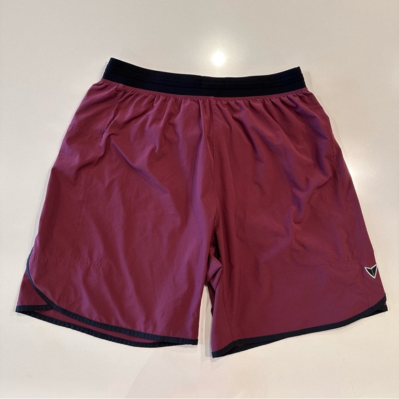 Men’s Korsa Overdrive 8” Running Short in‎ Wine Size Medium - Picture 3 of 9